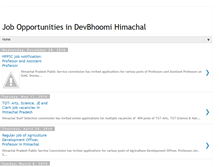 Tablet Screenshot of jobs.devbhoomihimachal.com