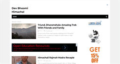 Desktop Screenshot of devbhoomihimachal.com